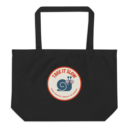 Large organic tote bag